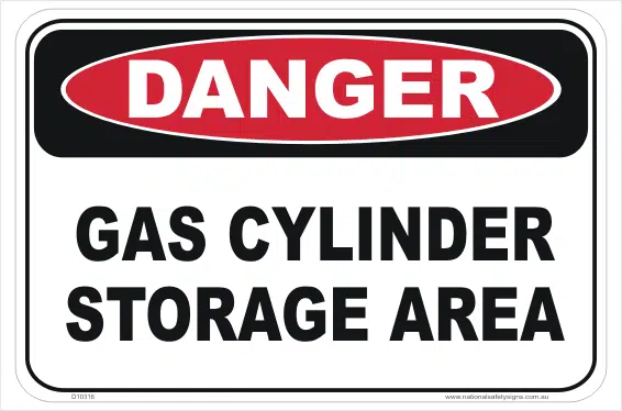 Gas Cylinder Storage Area