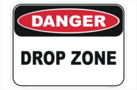 Drop Zone sign