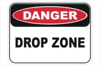 Drop Zone sign