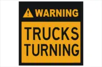 Mulit Message Trucks Turning sign