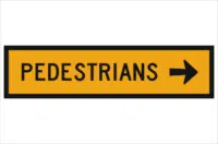 Pedestrian Right Arrow