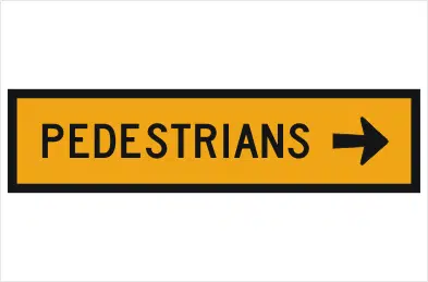 Pedestrian Right Arrow