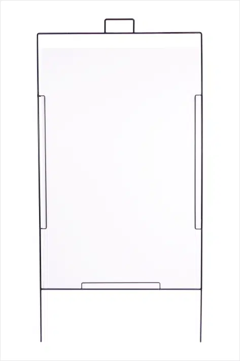 Budget sign frame 900x600