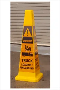 Trucks Loading Safety Cone