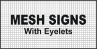 Mesh Banner Signs