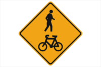 Shared Path Bicycle and Pedestrian sign