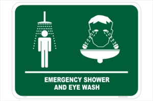 Emergency Eyewash and Shower sign E12130 - National Safety Signs