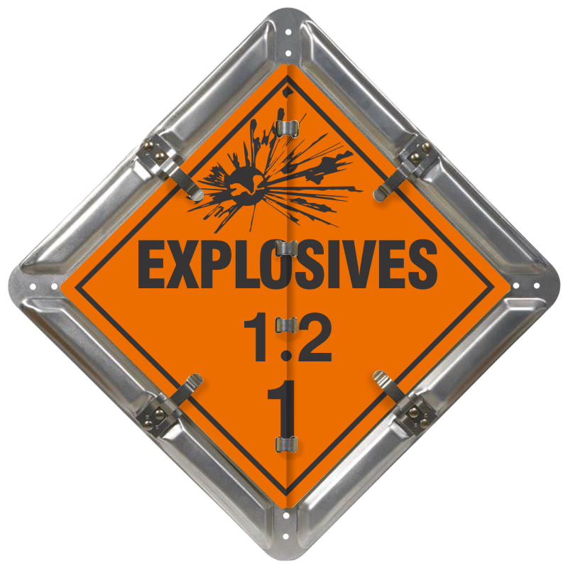 Explosives 1.2 Placard