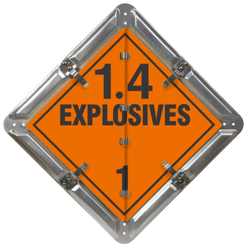 Explosives 1.4 Placard