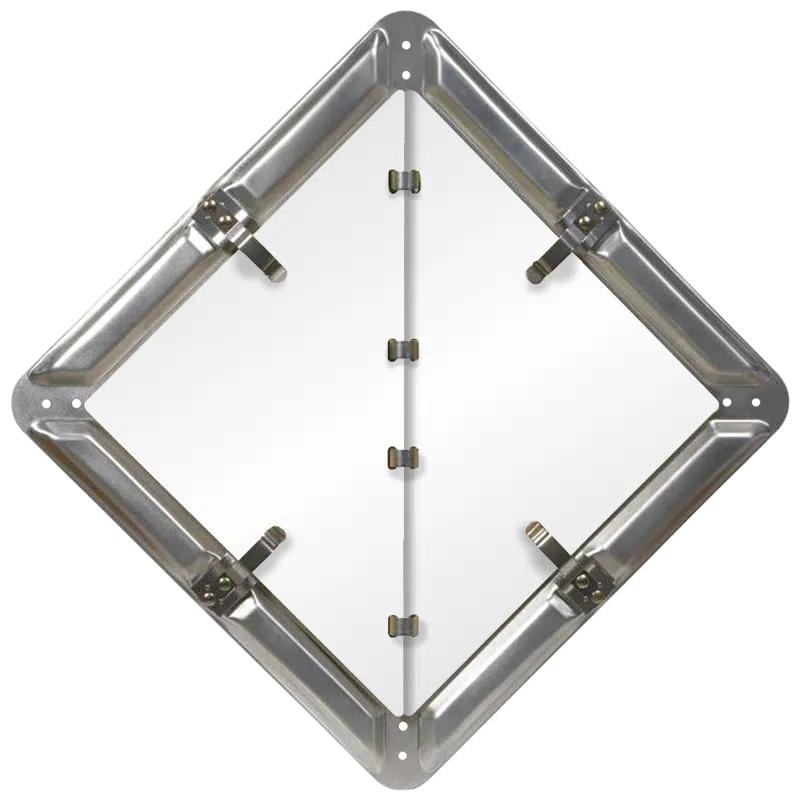 Explosives White Blank Placard