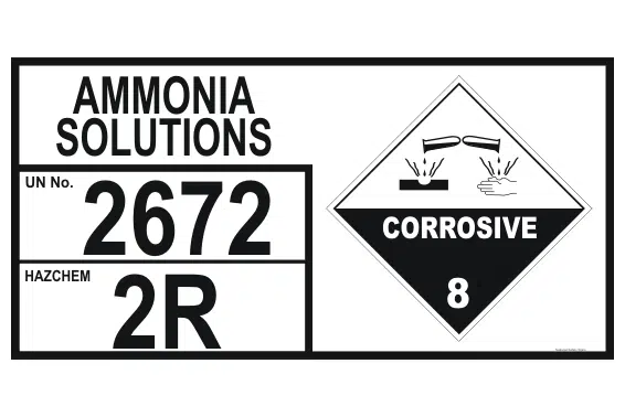 Ammonia Solutions storage EIP