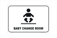Baby Change Room sign