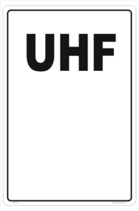 UHF Number sign