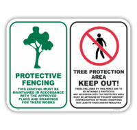 Tree Protection Zone Sign (TPZ) AS 4970-2009 EN7042