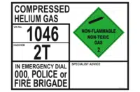 Compressed Helium Gas Transport Panel H15141