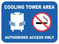 Cooling Tower Sign S2896