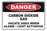 Carbon Dioxide Gas sign