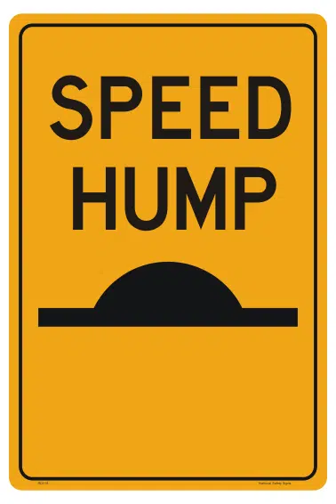 Speed Hump Sign