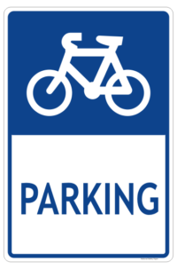 Regulatory Bicycle Parking Sign AS2890.3