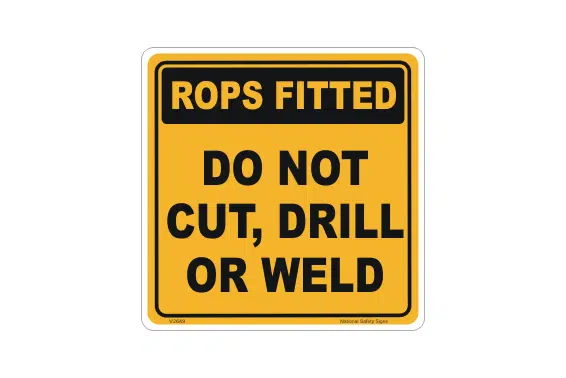 Rops Fitted Sign