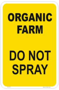 Organic Farm Sign