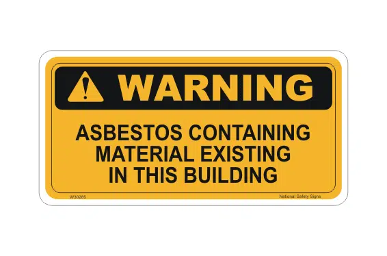 Asbestos Material Stickers