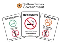 Northern Territory Smoking Signs