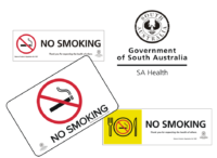 South Australia Smoking Signs