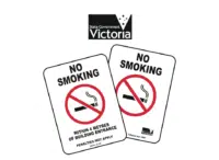 Victoria Smoking Signs