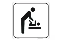 Baby Change sign IN16242