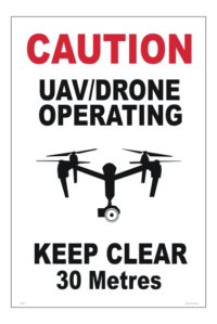 UAV Drone Sign - aerial photography