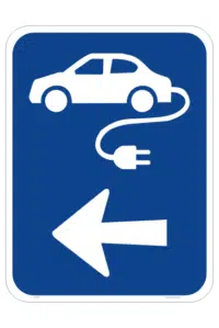 Electric Vehicle Station sign