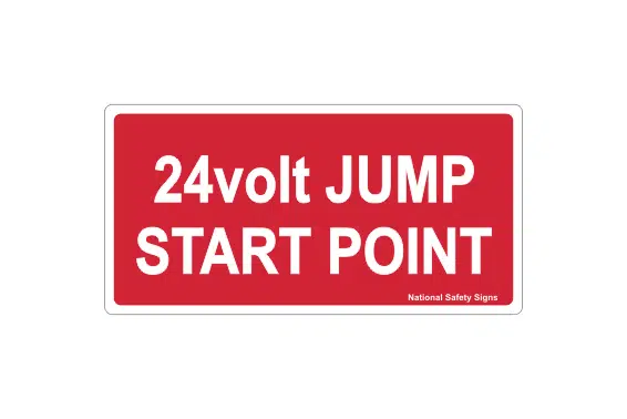 Jump Start Point Sign V2651 - Image 3