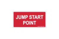 Jump Start Point Sign    V2651