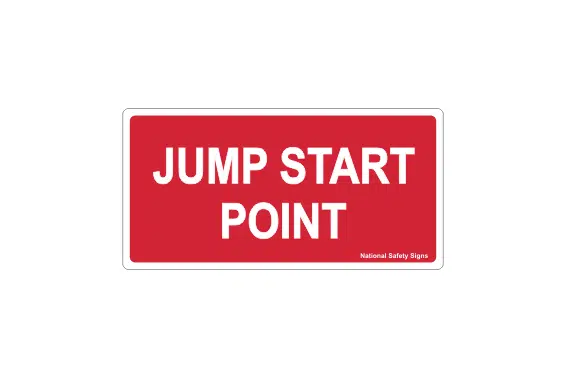Jump Start Point Sign V2651