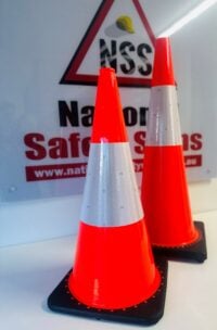 QLD Specs Reflective Traffic Cone   A40321