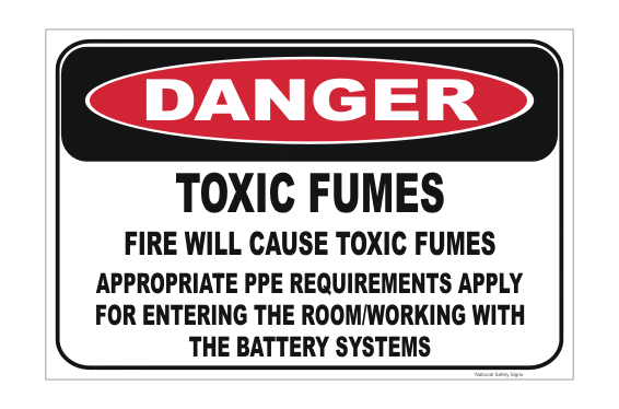 Toxic Fumes Sign Hazardous Fumes National Safety Signs Australia