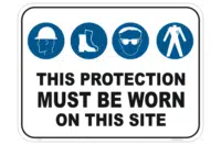 This Protection Must be Worn        M1832
