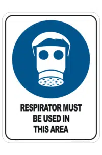Respirator must be Used       M1837