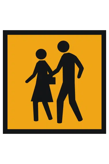 Pedestrians Sign