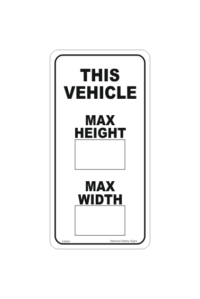 Load Height Sign