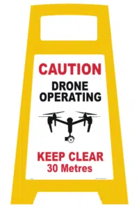 Drone Operating Double Sided portable Sign  PB66032
