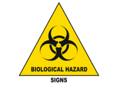 Laboratory Safety Signs - Biohazard - Biological Hazard Signs - wash your hands - covid 19