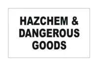 Combination HazChem and Dangerous Goods Signs
