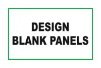 Design Blank Panel signs and Stickers