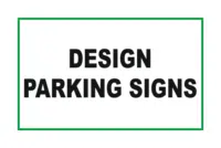 Design Parking signs