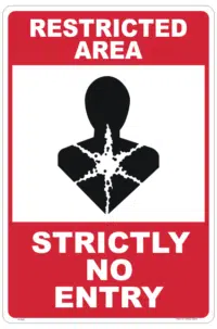 Respiratory Health Hazard sign