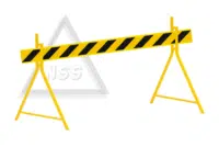 Barrier Board complete with legs. Shoulder - Median - Centre lane - universal
