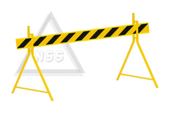 Barrier Board complete with legs. Shoulder - Median - Centre lane - universal
