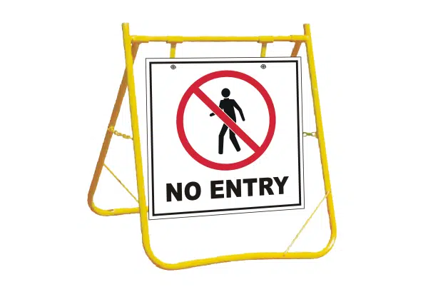 No Entry sign with Stand  A40244